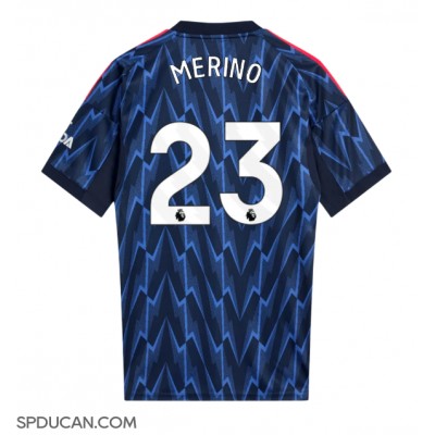 Muški Nogometni Dres Arsenal Mikel Merino #23 Gostujuci 2025-26 Kratak Rukav Muški Nogometni Dres Arsenal Mikel Merino #23 Gostujuci 2025-26 Kratak Rukav